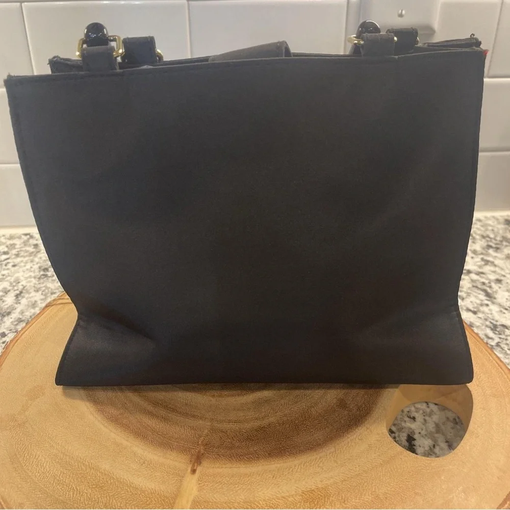 Tiannl Black Festive Embroidered Tote - Picture 3 of 8